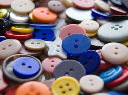 Pile of buttons. Photo by s.red@flickr.