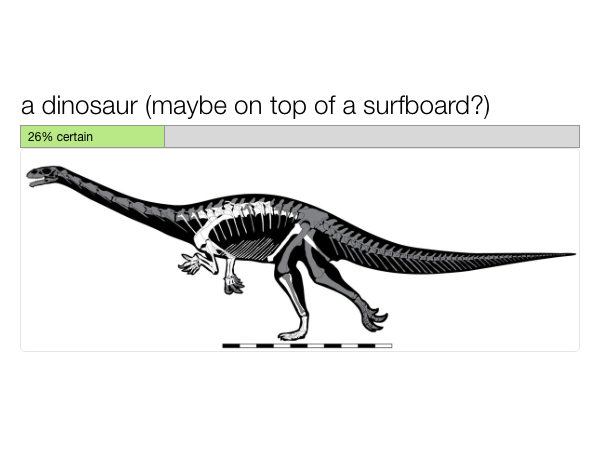 Designing with Artificial Intelligence: The Dinosaur on a Surfboard