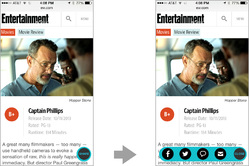 Entertainment Weekly's share button