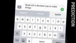 Predictive keyboards an everyday example of prediction.