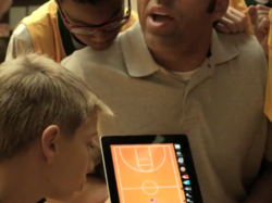iPad basketball ad