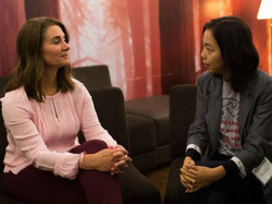 Melinda Gates and Fei Fei Li