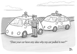 New Yorker: smart police car