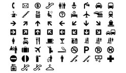 Public domain pictograms and icons