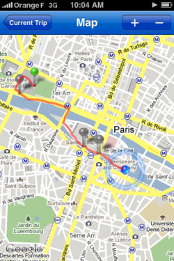 RunKeeper map screenshot