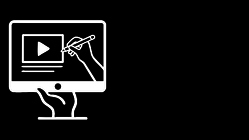 Spotlight illustration of a self-drawing interface