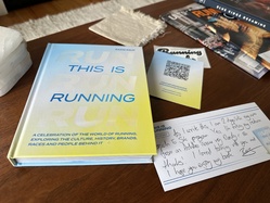 This Is Running book and care package